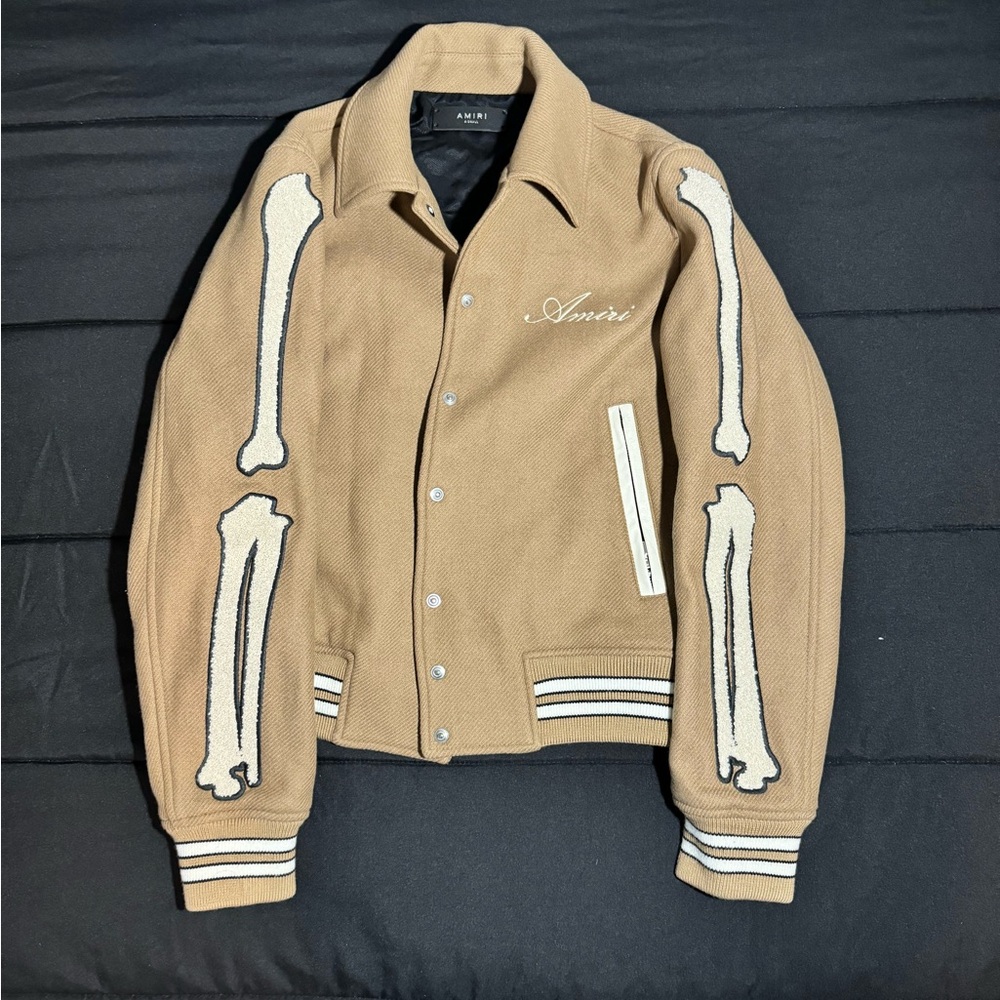 Amiri bone bomber jacket.